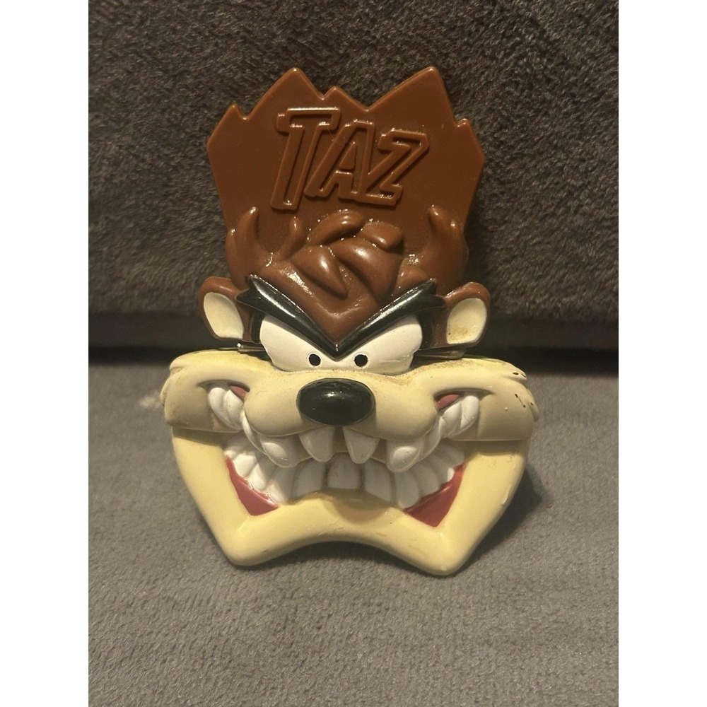 1997 Looney Tunes Taz Tasmanian Devil Magnetic Clip Warner Bros Jokar Vintage